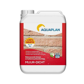 Aquaplan Muur-Dicht | Solventvrije, ademende en waterafstotende coating